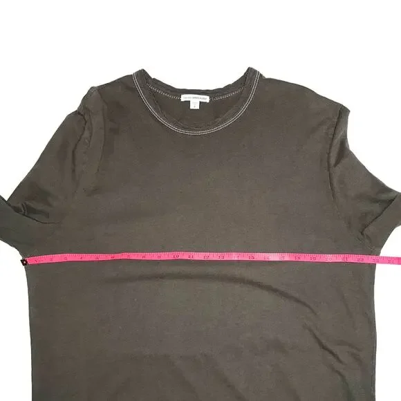 SOLD 💕Standard James Perse Men’s Green Combed Cotton Long Sleeve Crew Neck Shirt - Picture 8 of 10